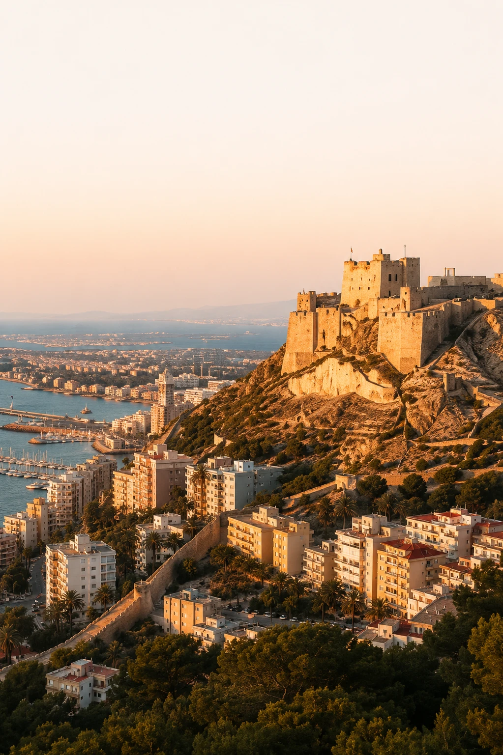 Santa Bárbara Castle overlooking Alicante